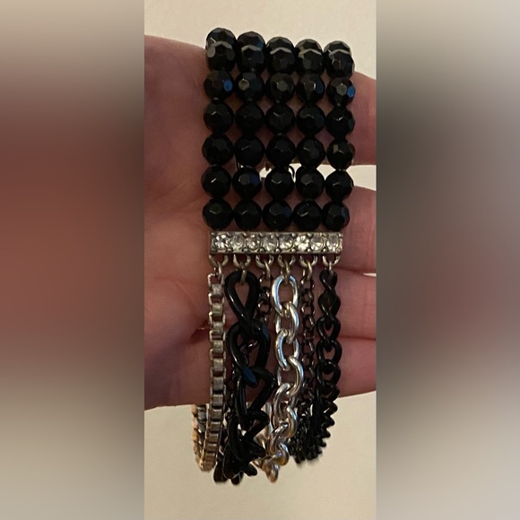 Vintage chain & bead bracelet - Picture 4 of 11